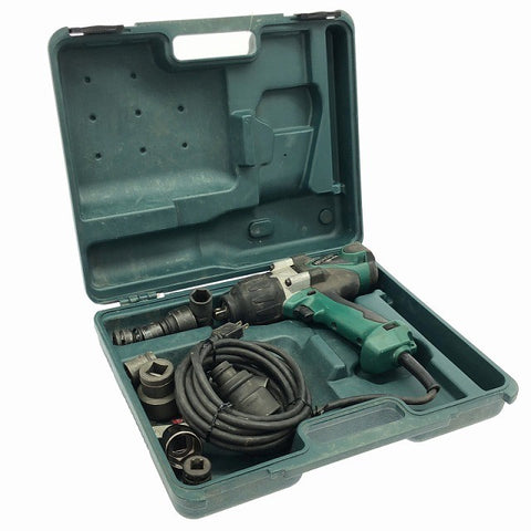 ☆中古品☆ HITACHI 日立工機 100V 50/60Hz 14mm インパクトレンチ WR14VB ケース付 コード式 電動工具 おまけ付♪136688 - 0