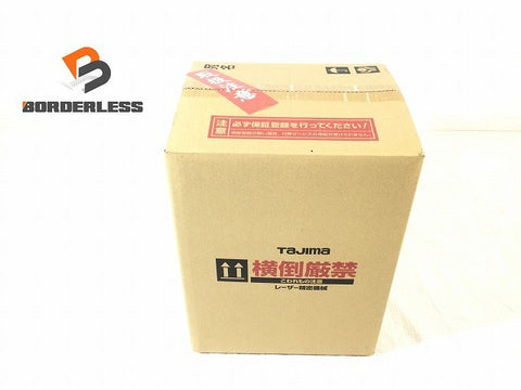 ☆未使用品☆TAJIMA タジマ ブルーグリーンレーザーレーザー墨出し器 ZEROBLSN-KJC 本体＋受光器 ZERO BLUE NAVIセンサーKJC133334