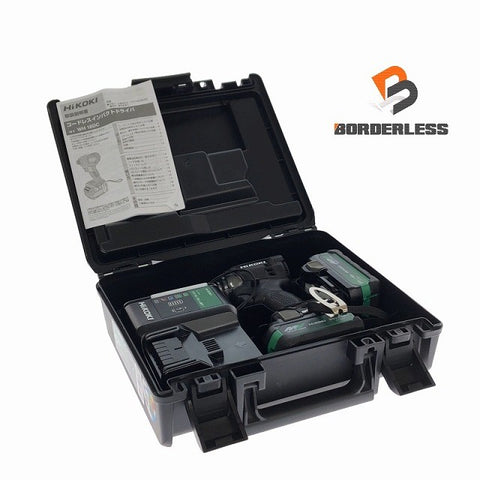 ☆未使用☆HiKOKI ハイコーキ 18V コードレスインパクトドライバー WH18DC(2XPBZ) 黒/ストロングブラック フルセット 充電式131157 - 0