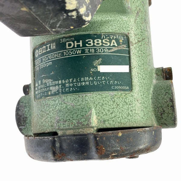 ☆中古品☆HITACHI 日立工機 100V ハンマドリル DH38SA ケース付 六角軸 ハンマードリル 電動ハンマー ハツリ機 はつり機 斫り機129686 - 9