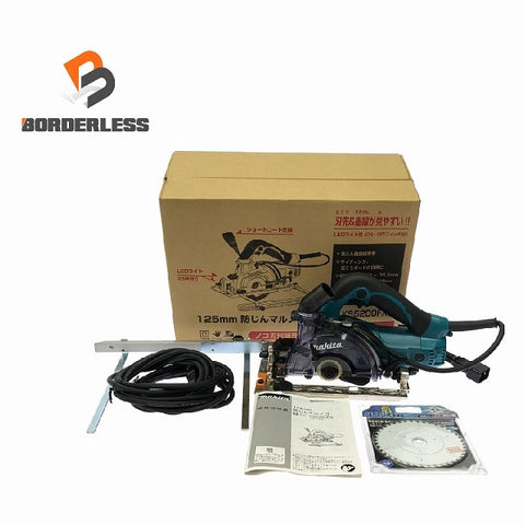 ☆箱あり未使用品☆ makita マキタ 100V 125mm 防じんマルノコ KS5200FXsp 青/ブルー 本体+パーツ 防塵 電動丸鋸/丸ノコ/丸のこ