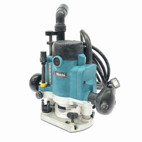 ☆中古品☆makita マキタ 100V ルーター RP0910 チャック孔径8mm コード式 トリマー 木材加工 切削117920 - 0