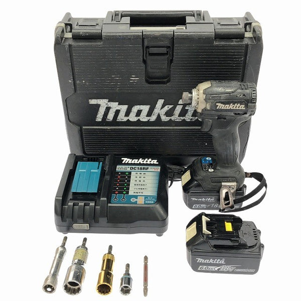 ☆中古品☆ おまけ付♪ マキタ 18V 充電式インパクトドライバ TD171DRGXB 黒/ブラック バッテリ2個 充電器 ケース付 ※コメント必読 116156 - 3