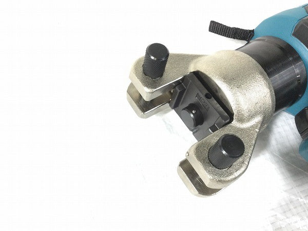 ☆未使用品☆makita マキタ 18V 充電式圧着機 TC300DRG バッテリ1個(6.0Ah) 充電器+ダイス+ケース付 コードレス 油圧式 圧着工具 - 8