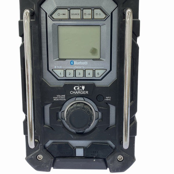 ☆中古品☆makita マキタ 充電式ラジオ MR300 本体のみ 黒 コードレスラジオ128911 - 6