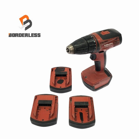 ☆中古品☆HILTI ヒルティ 14.4V 充電式ドライバードリル SFC14-A  バッテリー4個(14.4V 1.6Ah)付112479