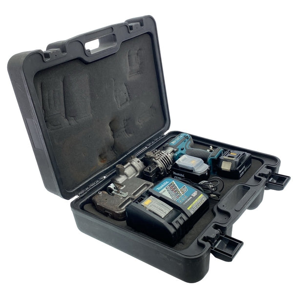 ☆中古品☆Ogura オグラ18V コードレス油圧式パンチャー HPC-206WDF バッテリー2個(18V 6.0Ah) 充電器(DC18RC)付 穴あけ117503 - 2