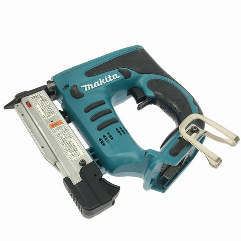 ☆中古品☆makita マキタ 14.4V 35mm 充電式ピンタッカー PT350D 本体のみ コードレス ピンネイラ ピン釘打機 電動工具136600 - 0