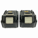 ☆中古品2個セット☆makita マキタ 18V 6.0Ah 純正 リチウムイオンバッテリー BL1860B 残量表示付 急速充電対応 蓄電池 充電池 雪マーク135736 - 6
