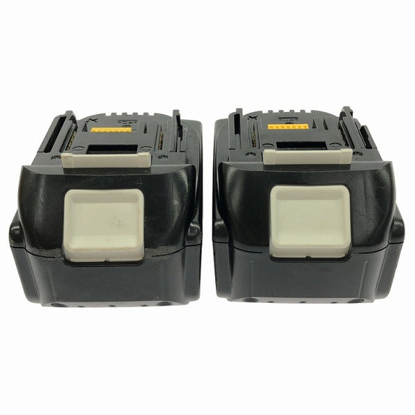 ☆中古品2個セット☆makita マキタ 18V 6.0Ah 純正 リチウムイオンバッテリー BL1860B 残量表示付 急速充電対応 蓄電池 充電池 雪マーク135736 - 6