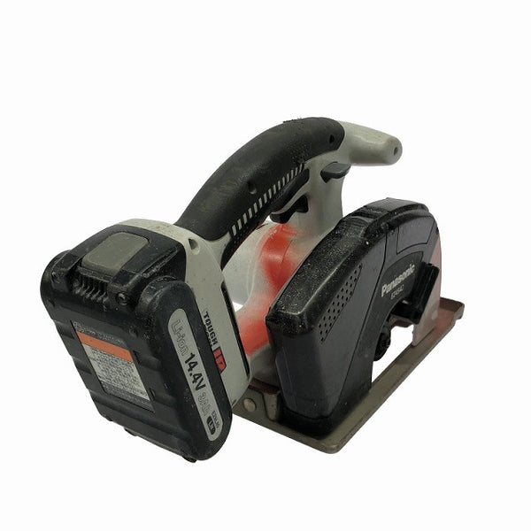 ☆中古品☆Panasonic パナソニック 14.4V 135mm 充電パワーカッター EZ4542 バッテリ1個(3Ah)付 充電式マルノコ コードレス丸のこ130423 - 2