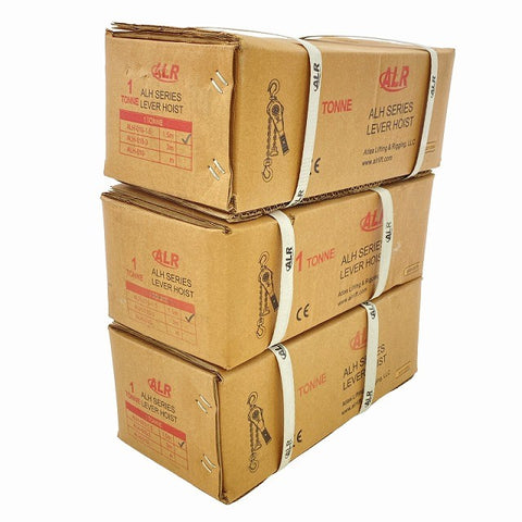 ☆未使用品 3個セット☆ALR 1t レバーホイスト ALH-010-1.5 3個 揚程1.5m 荷揚げ 吊り具 荷締め129947 - 0