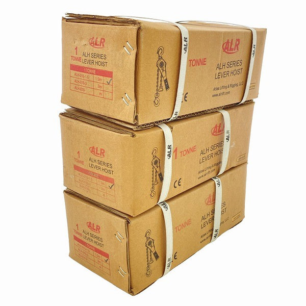 ☆未使用品 3個セット☆ALR 1t レバーホイスト ALH-010-1.5 3個 揚程1.5m 荷揚げ 吊り具 荷締め129947 - 2