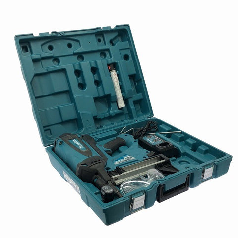 ☆中古品☆makita マキタ 7.2V コンクリート用 ガスピン打ち機 GN420C バッテリ1個(7.2V1.5Ah) 充電器 ケース付 ガスネイラ123141 - 0