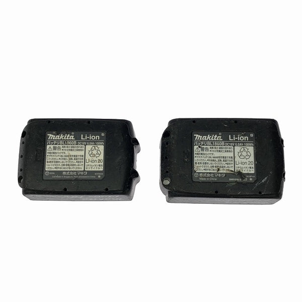 ☆中古品☆makita マキタ 18V 充電式インパクトドライバー TD173D 紫/パープル バッテリ2個(18V6.0Ah) ケース付 - 10