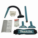 ☆比較的綺麗☆makita マキタ 10.8V 充電式クリーナー CL121D 本体 ノズル ダストパック 紙パック9枚 ソフトバック付117768 - 10