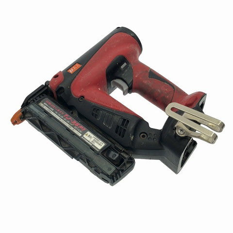 ☆中古品☆ MAX マックス 14.4V 充電式ピンネイラ TJ-35P1 バッテリー1個(14.4V 3.0Ah) 充電器付き 電動工具 大工道具 - 0