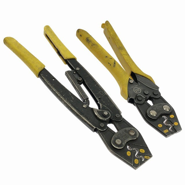 ☆中古品6本セット マーベル ハンドプレス MH-17S MH-25 MH-17 MH-99 ホーザン 圧着工具 P-75 ジェフコム モジュラー MJ-468N136323 - 3