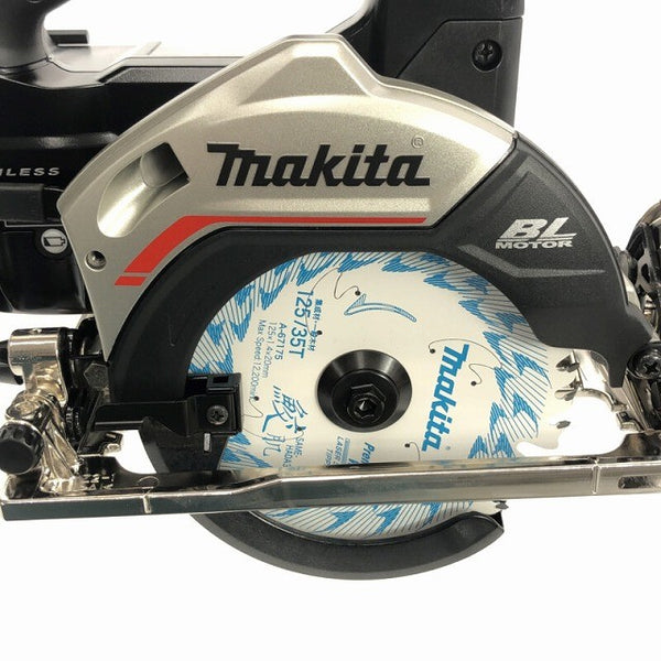 ☆未使用品☆makita マキタ 18V 125mm 充電式マルノコ HS474DRGXB 黒 バッテリー2個(18V 6.0Ah)充電器 鮫肌 ケース付 丸鋸 丸のこ129598 - 8
