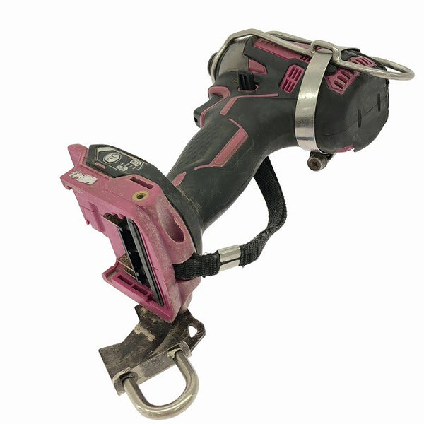 ☆中古品☆HiKOKI ハイコーキ 14.4V コードレスインパクトドライバー WH14DDL2 赤 本体＋ケース付 充電式 バッテリー式 旧日立工機132744 - 7