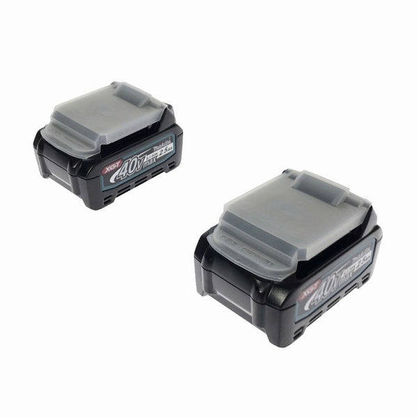 ☆極美品☆makita マキタ 40Vmax 2.5Ah 純正 リチウムイオンバッテリー BL4025 2個 リチウムイオン電池 充電池 蓄電池130656 - 4