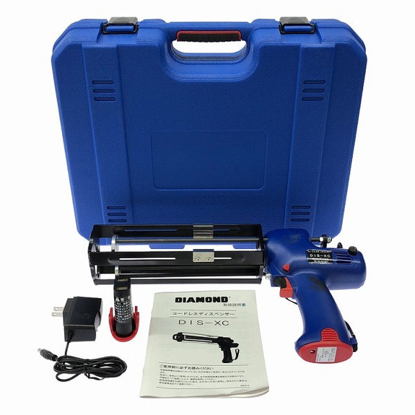 ☆美品☆IKK DIAMOND 7.4V コードレスディスペンサー DIS-XC バッテリー2個 充電器付き 電動工具 エポキシガン128285 - 3
