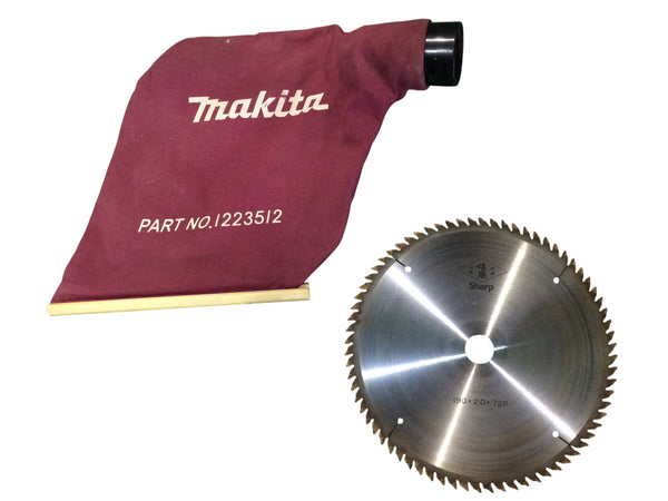 ☆中古品☆ makita マキタ 100V 190ｍｍ 7型卓上スライドマルノコ LS0711 本体+集塵袋 マルノコ/丸ノコ/丸鋸 切断 大工道具114598 - 10