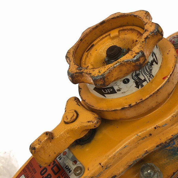 ☆中古品2個セット KITO キトー レバーブロック L5形 LB008 荷重0.8ton/800kg 揚程1.5m レバーホイスト ガッチャ 荷揚げ機 荷締め機135552 - 9