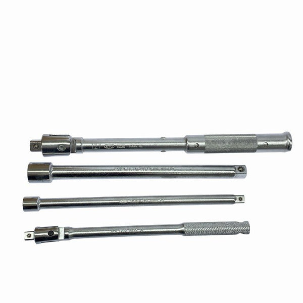 ☆中古品☆KTC 京都機械工具 スピナハンドル×2本 エクステンションバー×2本 ソケット×9個 整備工具 ※サイズはコメント118936 - 2