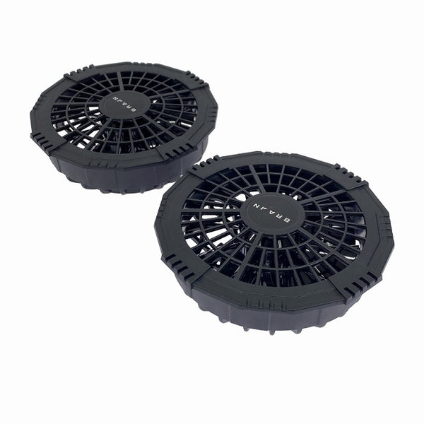 ☆未使用品5箱セット☆BRAIN ブレイン 胸スイッチ無し用 7.4V ファンユニット BR-264 空調作業服用 バッテリー＆ファンセット111914 - 5