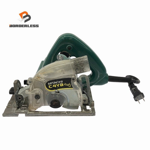 ☆中古品☆HITACHI 日立工機 100mm 集じん丸のこ C4YB 集塵 丸ノコ/マルノコ/丸鋸 電動工具 ※集じんノズル欠品133389
