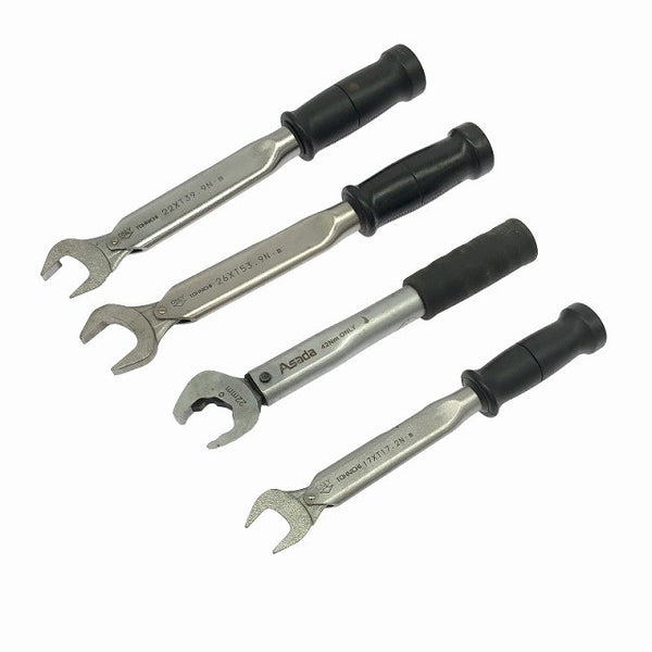 ☆中古品4本セット☆東日 トルクレンチ 26XT53.9Nm 22XT39.9Nm 17XT17.2Nm アサダ トルクレンチ1本 42Nm スパナヘッド125227 - 2