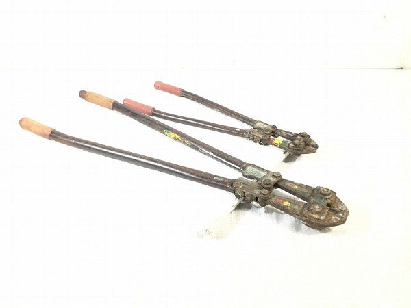 ☆中古品2点セット☆MCC ボルトクリッパー 600mm/900mm 手動式 番線カッター ボルトカッター 切断機 鉄線 手工具 ハンドツール132558 - 3