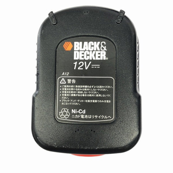 ☆比較的綺麗☆/BLACK+DECER ブラックアンドデッカー 12V コードレスドリルドライバー HP126 バッテリ1個 充電器 ケース付130341 - 10