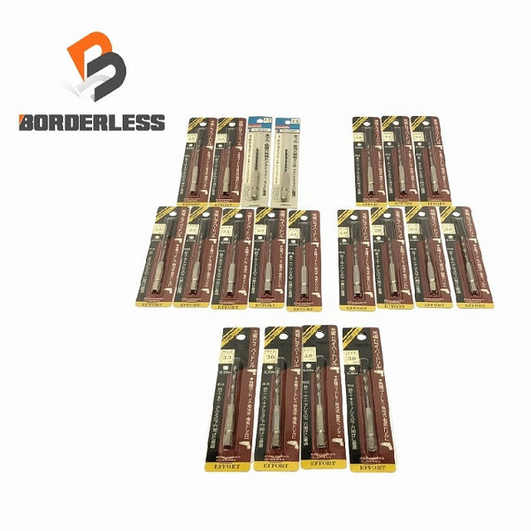 ☆未使用品☆EFFORT エホート 六角軸鉄工ドリル 2.5mm 9本 2.8mm 5本 3.0mm 4本 鉄工 アルミ 木工 下穴開け109024 - 1