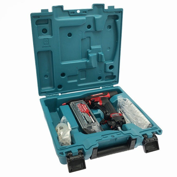☆未使用品☆makita マキタ 55mm 高圧 仕上釘打機 AF552HM ケース付 赤 フィニッシュネイラ 仕上釘打ち機 仕上げ釘打機 エア工具133700 - 2