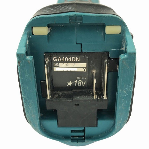 ☆中古品コメント有☆makita マキタ 18V 100mm 充電式ディスクグラインダ GA404DN 電動工具 研磨 研削135888 - 7