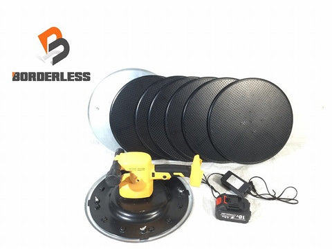 ☆中古品☆HOMURA ホムラ 18V 電動トロウェル 型番不明 バッテリー(18V 4.0Ah) 充電器付き 付属品付き 電動工具 充電式 116152