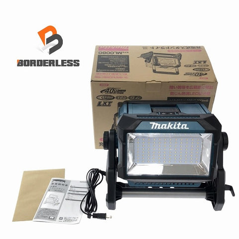 ☆未使用品☆makita マキタ 40Vmax 充電式スタンドライト ML008G 本体のみ 防じん 防滴 コードレス LED投光器 作業ライト