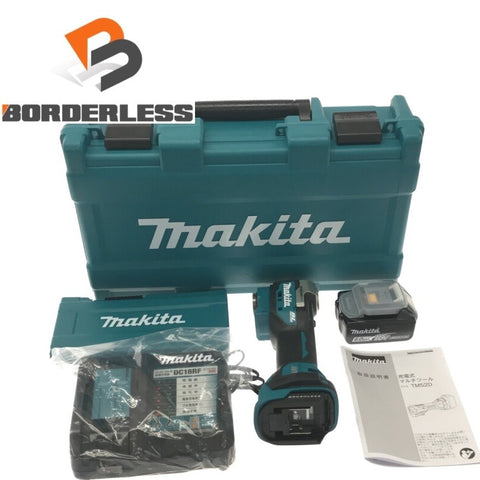 ☆未使用品☆makita マキタ 18V 充電式マルチツール TM52DRG バッテリ1個(18V 6.0Ah) 充電器 ケース付 コードレス カットソー134040
