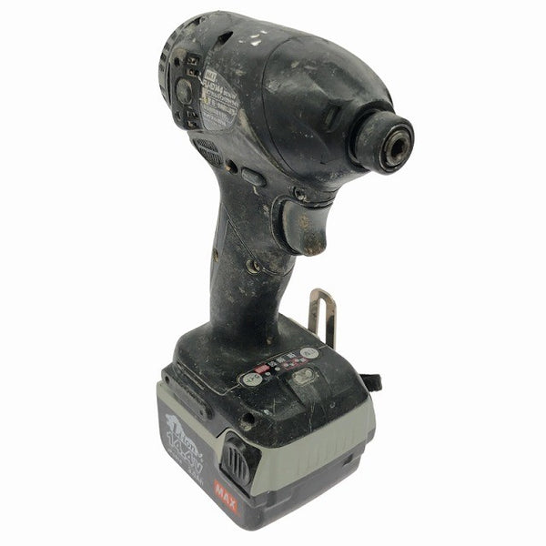 ☆中古品☆MAX マックス 14.4V 充電式ブラシレスインパクトドライバー PJ-ID144-B2C(K) バッテリ2個(3.0Ah) 充電器 ケース付137069 - 5