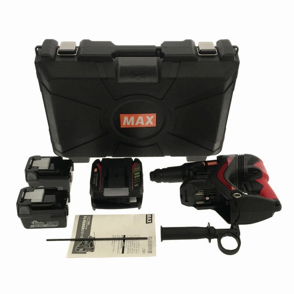 ☆未使用品☆ MAX マックス 25.2V 充電式ブラシレスハンマドリル PJ-R266A-B2C/2550A フルセット138704 - 3