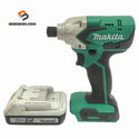 ☆中古品☆makita マキタ 18V 充電式インパクトドライバ M698D バッテリー(18V 1.5Ah) 電動工具 締め付け137916 - 1