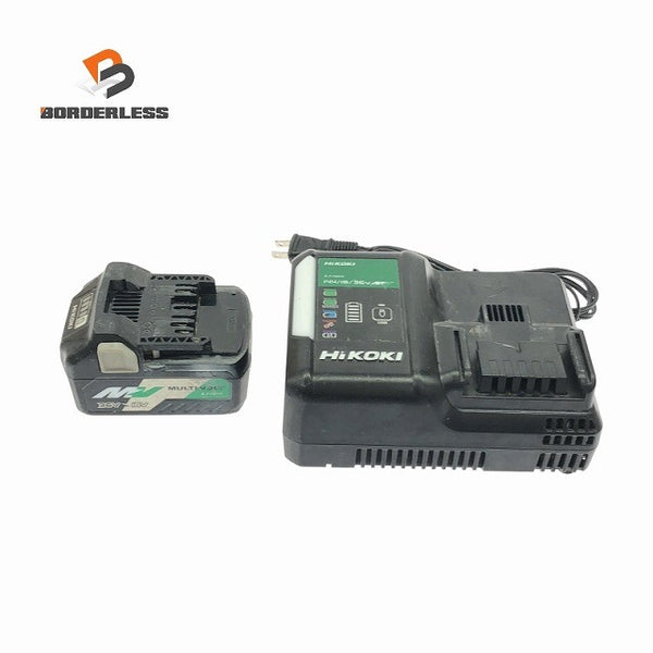 ☆中古品☆HiKOKI ハイコーキ 36V 2.5Ah 純正 マルチボルトバッテリー BSL36A18 急速充電器 UC18YDL2 付 リチウムイオン電池117546 - 1