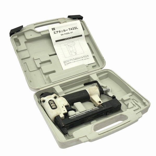 ☆中古品☆SK11 藤原産業 一般庄/常圧 エアタッカー SA-T425L-X1 ケース付 ステープル幅4mm 長さ25mm エアータッカー エア工具120385 - 2