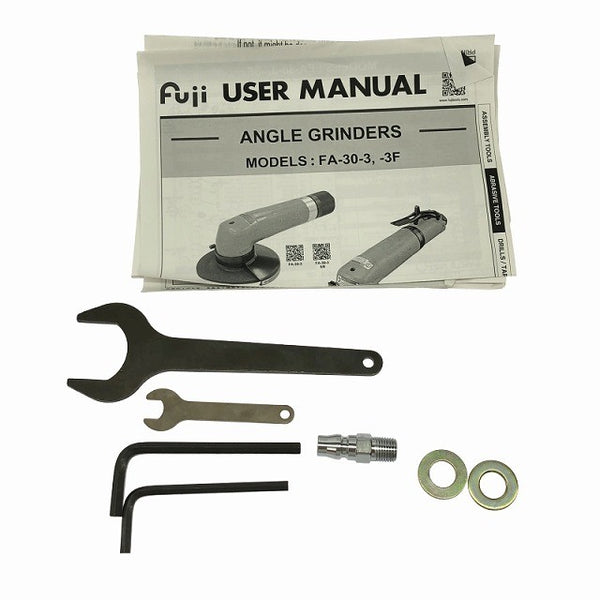 ☆未使用品☆FUJI 不二空機 常圧 エアアングルグラインダー FA-30-3 エアグラインダー エアーグラインダー エア工具 エアツール137846 - 10