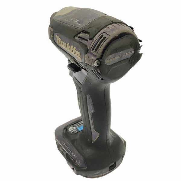 ☆中古品☆makita マキタ 充電式インパクトドライバ TD172D  紫/パープル バッテリー2個(18V 6.0Ah)付き コードレス137212 - 5