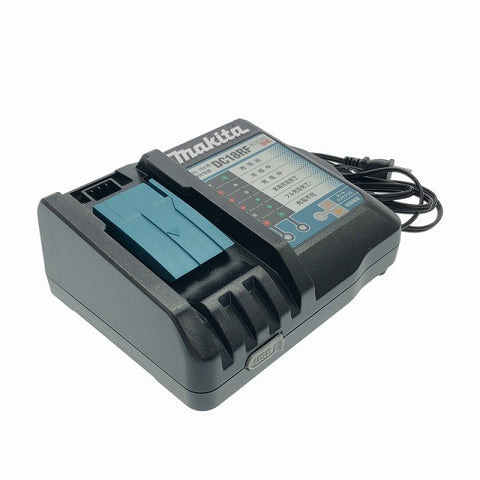 ☆極美品☆ makita マキタ純正 14.4V-18V用急速充電器 DC18RF リチウムイオン/LITHIUM-ION 蓄電 116042116042 - 0