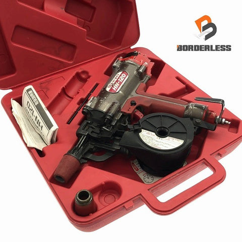 ☆中古品☆MAX マックス 65mm 高圧 コンクリートピンネイラ HN-120 ケース付 コンクリート用 ピンタッカー ピン釘打機 ピン打機 - 0