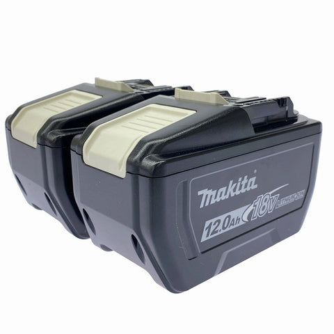 ☆未使用2個セット☆makita マキタ 18V 12.0Ah 純正 リチウムイオンバッテリー BL18120 A-79815 大容量 リチウムイオン電池 蓄電池129159 - 0